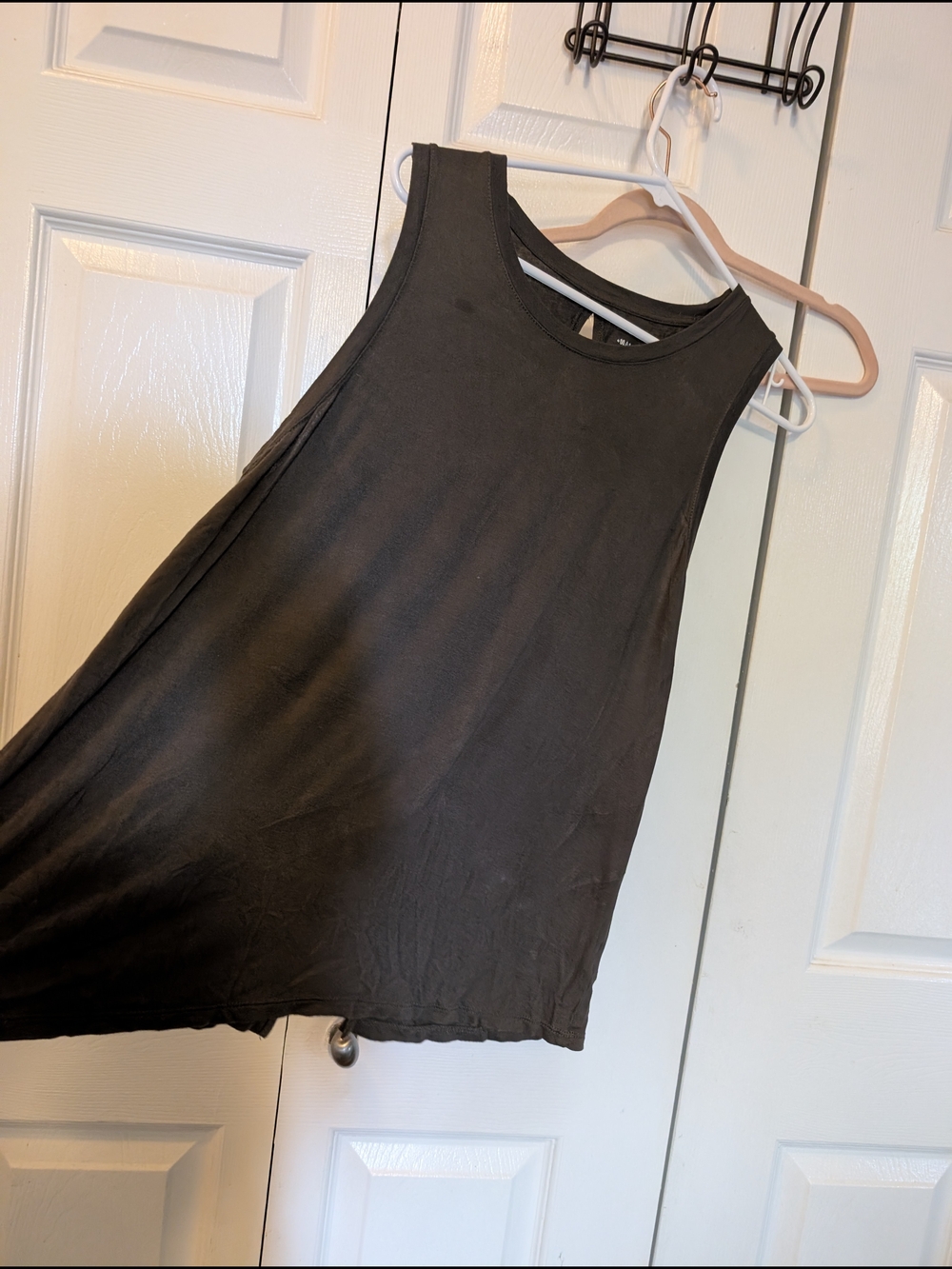 Halogen Black Racerback Tank Top